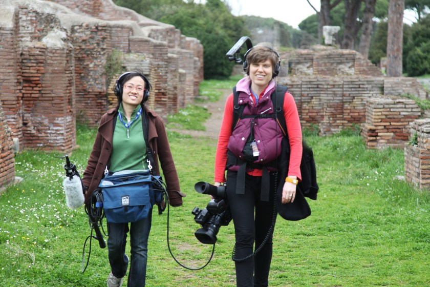 bec and shuling production photo in Ostia, Italy for Radical Grace